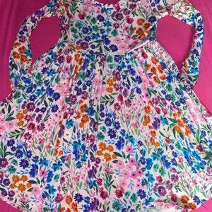 Little Sleepies Floral Long Sleeve Dress